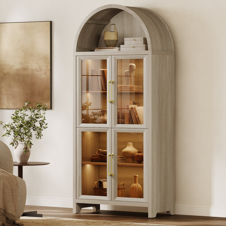 Helio Display Cabinet with Glass Door