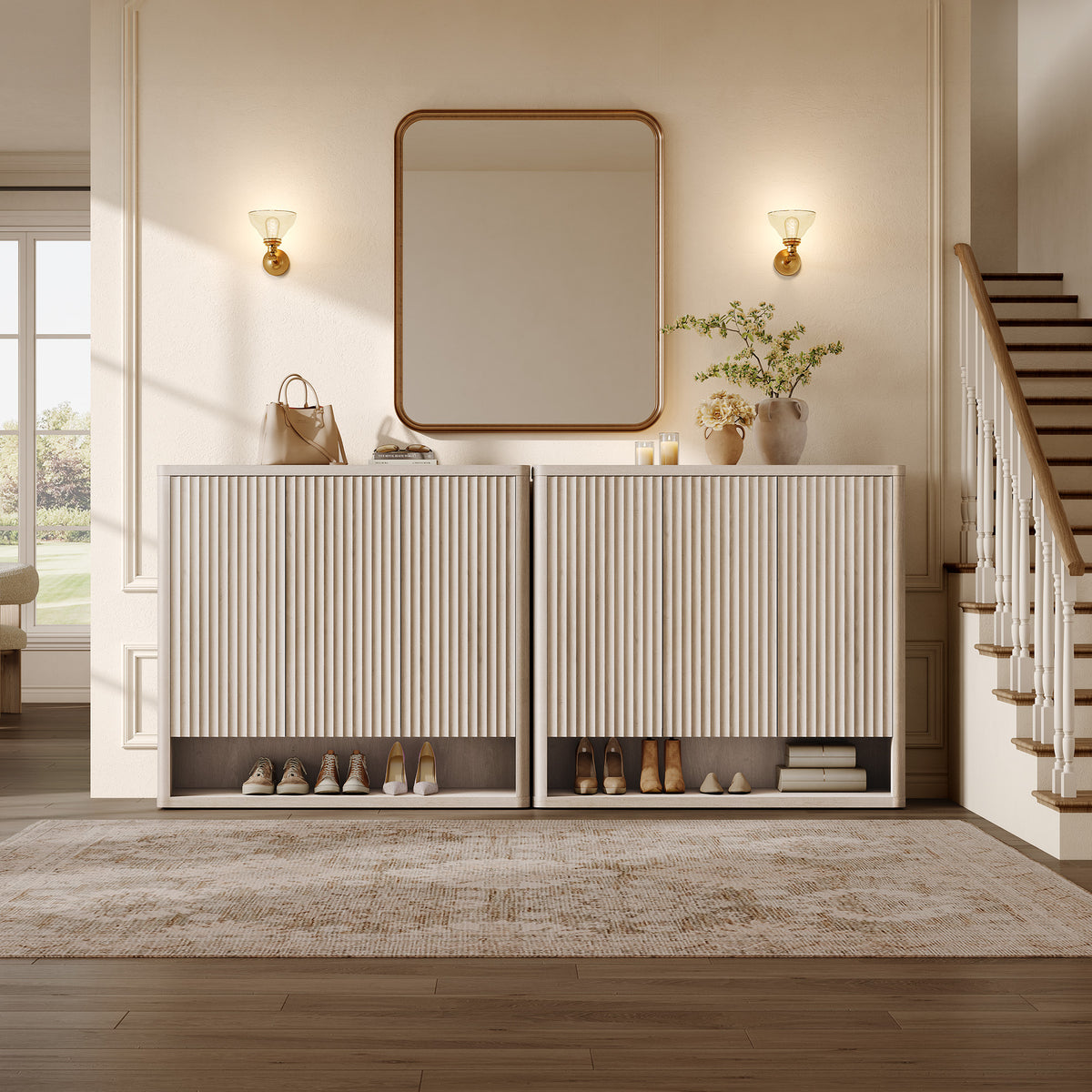 Cas Shoe Storage Cabinet with Doors