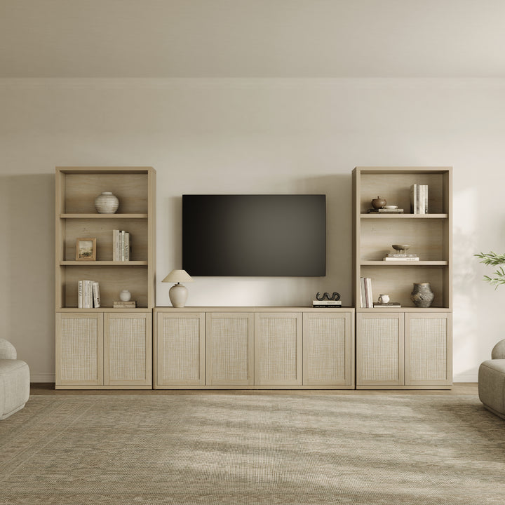 Zura Bookcase with 2 Doors