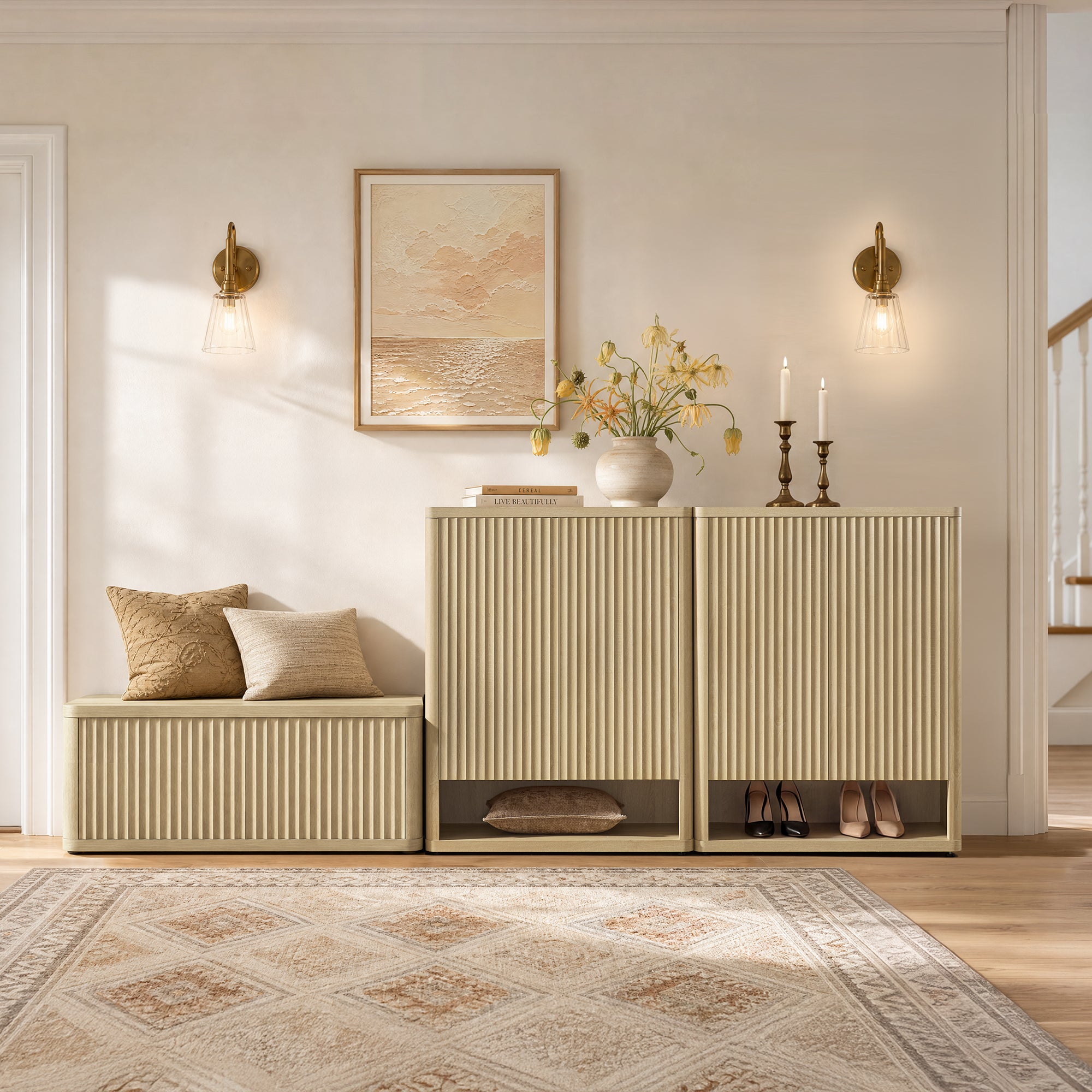 Cas Shoe Storage Bench Entryway