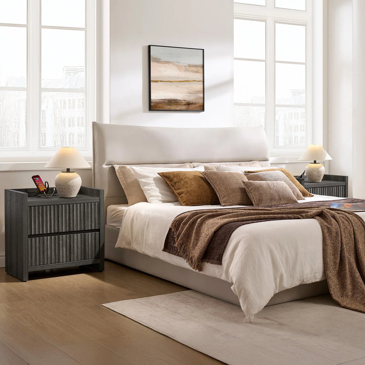 Prelude Nightstand with Charger Station