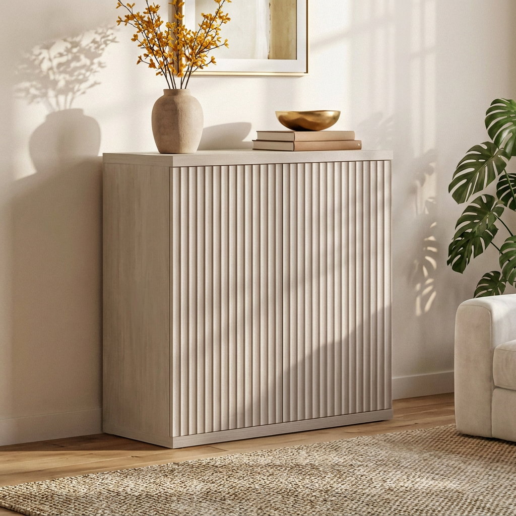 Stria Sideboard Cabinet, Living Room Storage