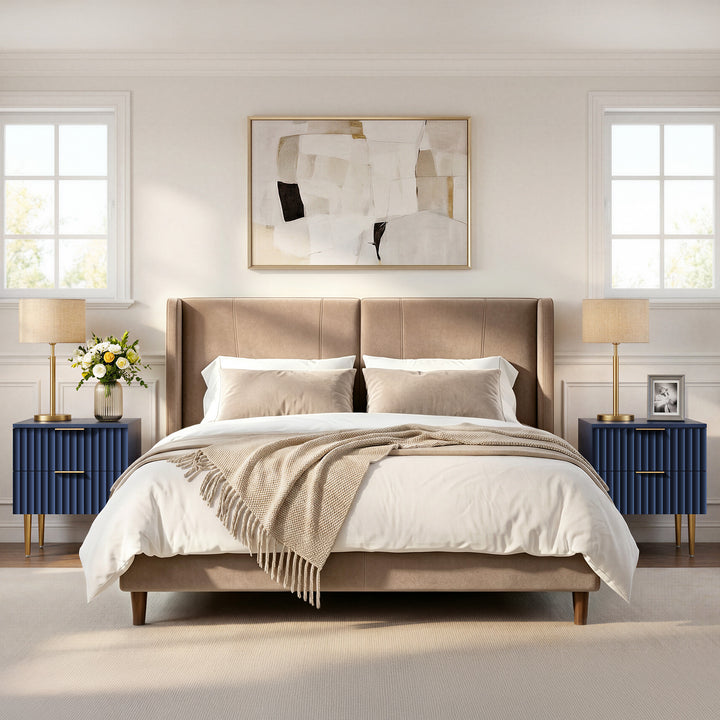 Opus Black Nightstand
