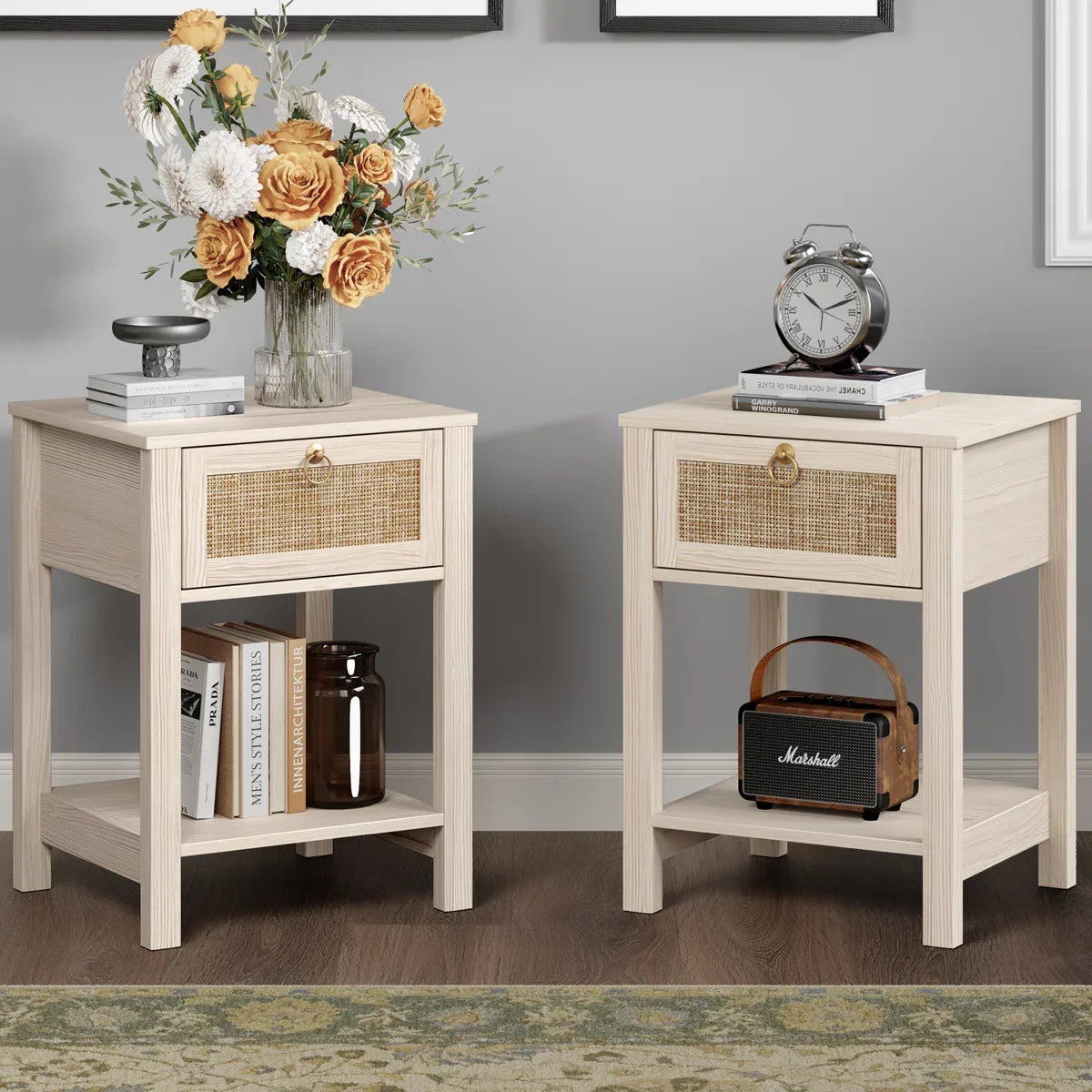 Terra Nightstand with Drawer