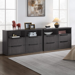 Cas Horizontal Chest, Open Drawers, Set of 2