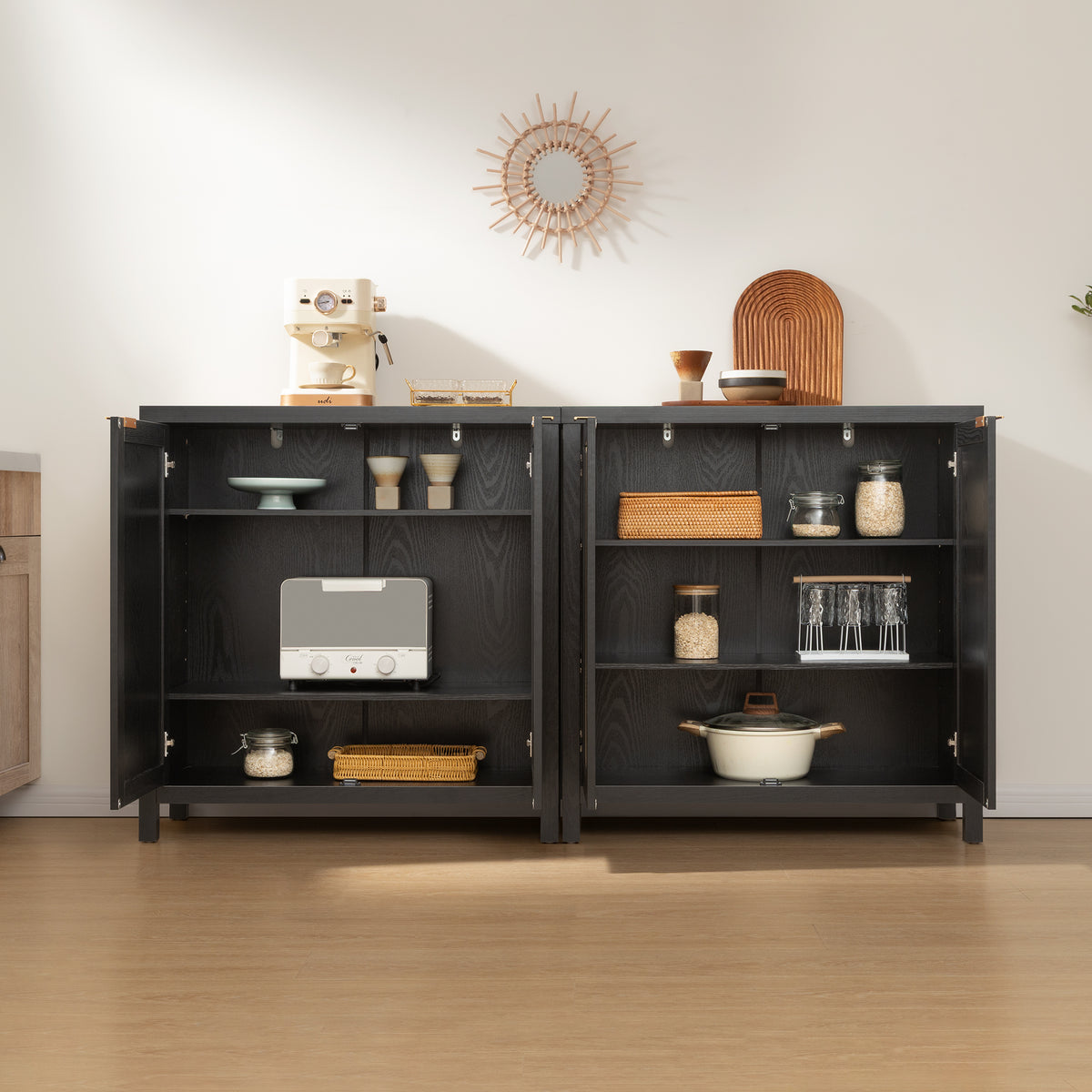 Savanna Buffet Cabinet, Boho Style