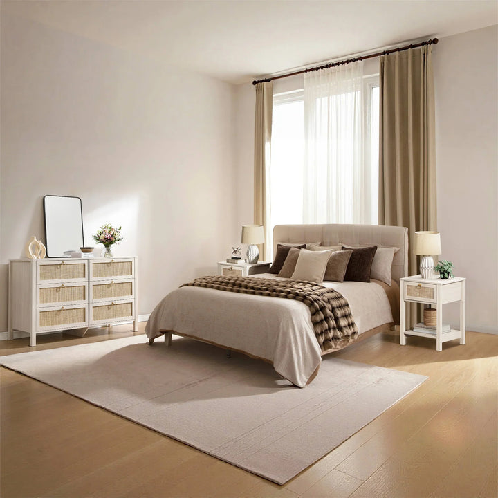 Terra 6 Drawers Dresser and Nightstands Set