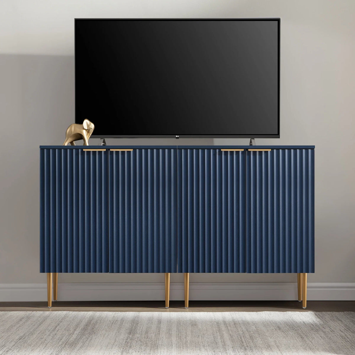Opus Sideboard With Doors - 2 Pieces - Blue