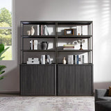 Cas Black Bookshelf, Set of 2