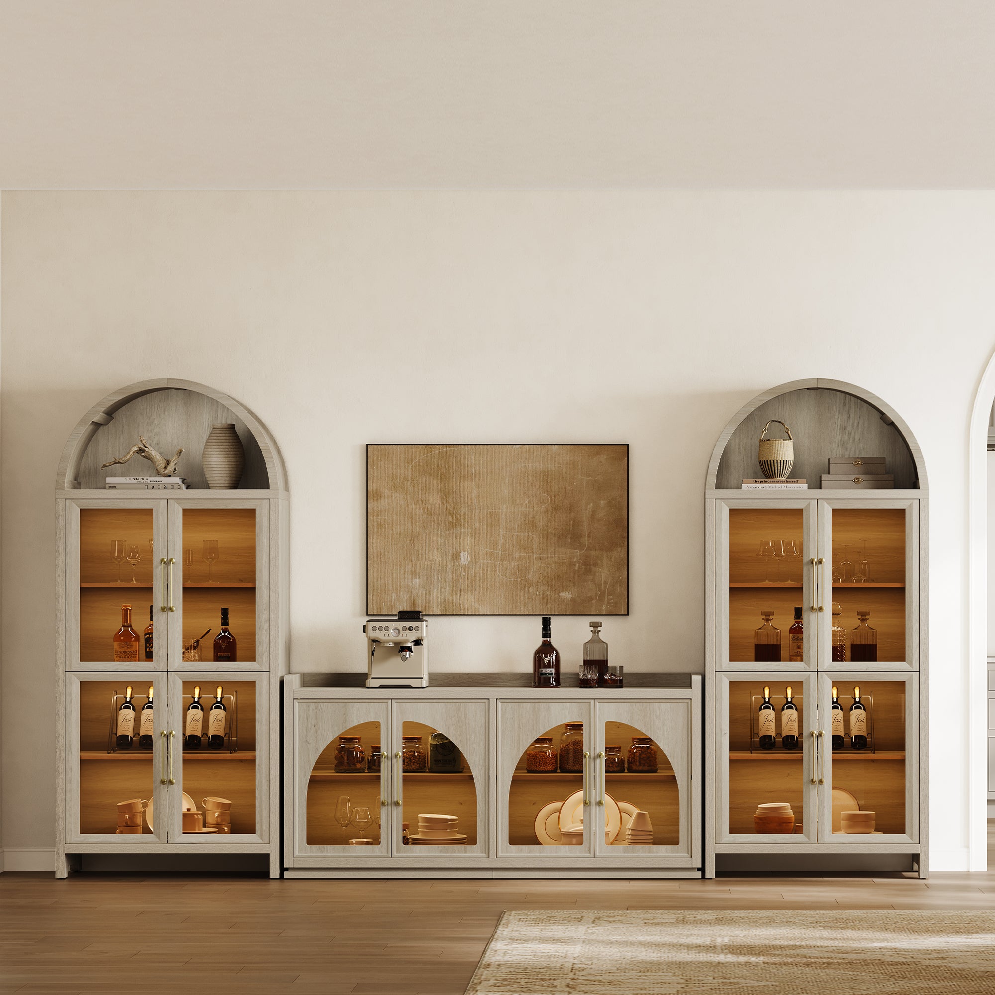 Helio Sideboard with Glass Doors