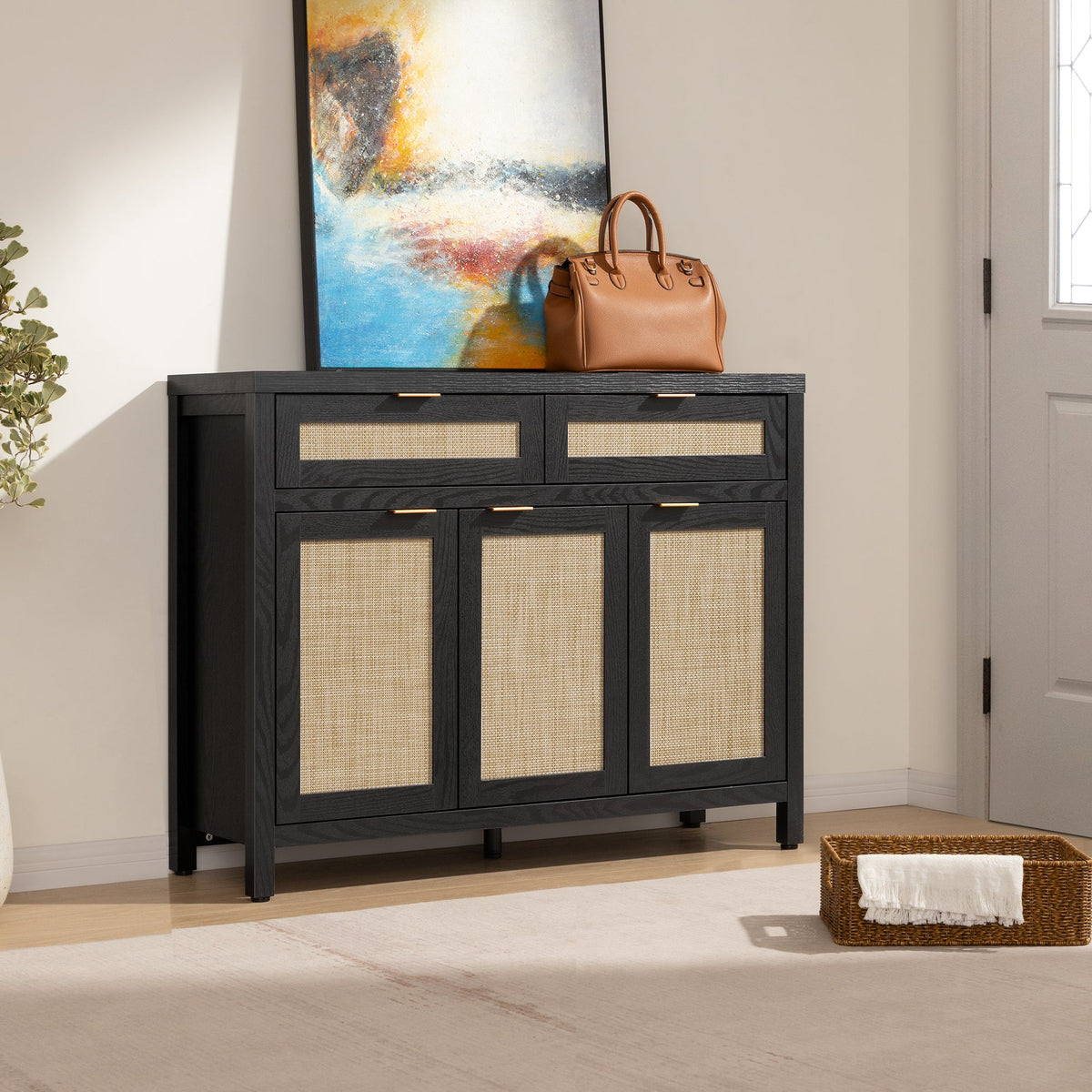 Savanna TV Console with Storage, Set of 2