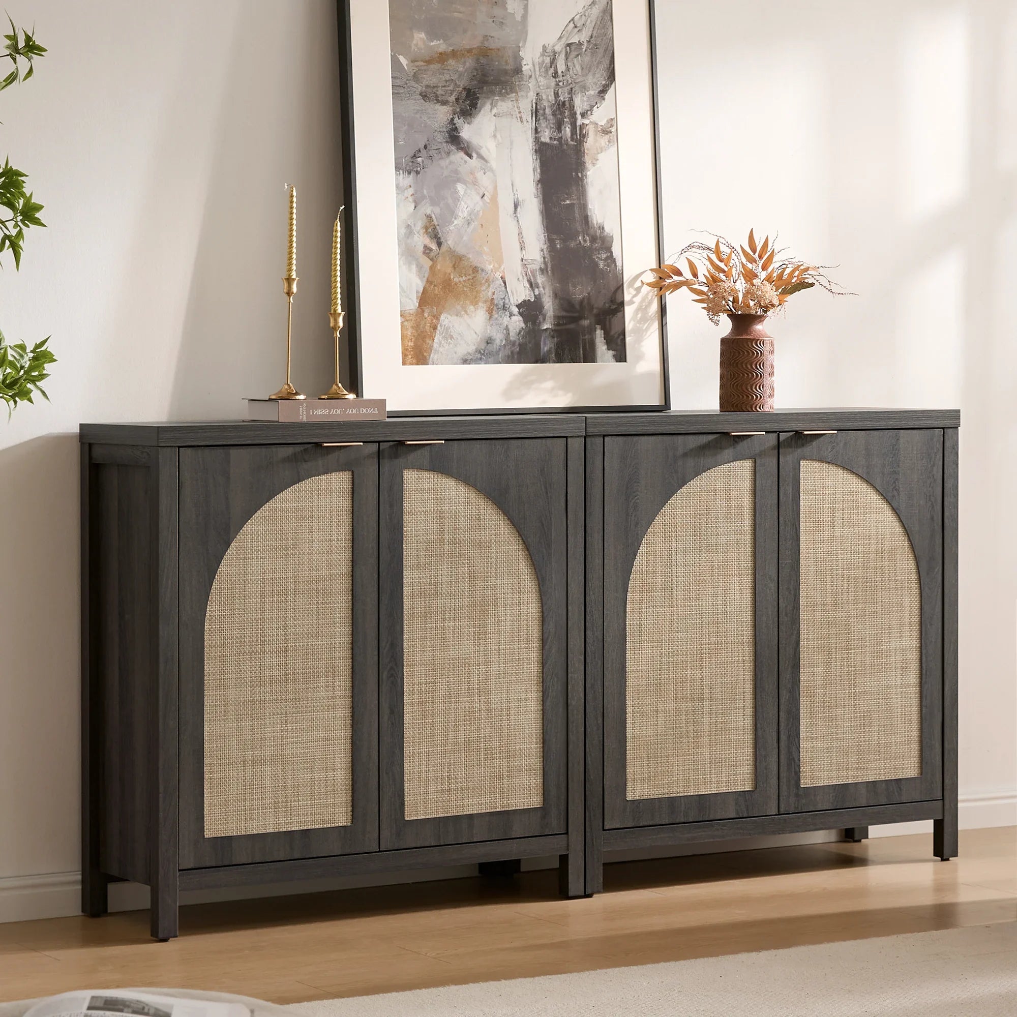 Savanna Cabinet with Arched Doors