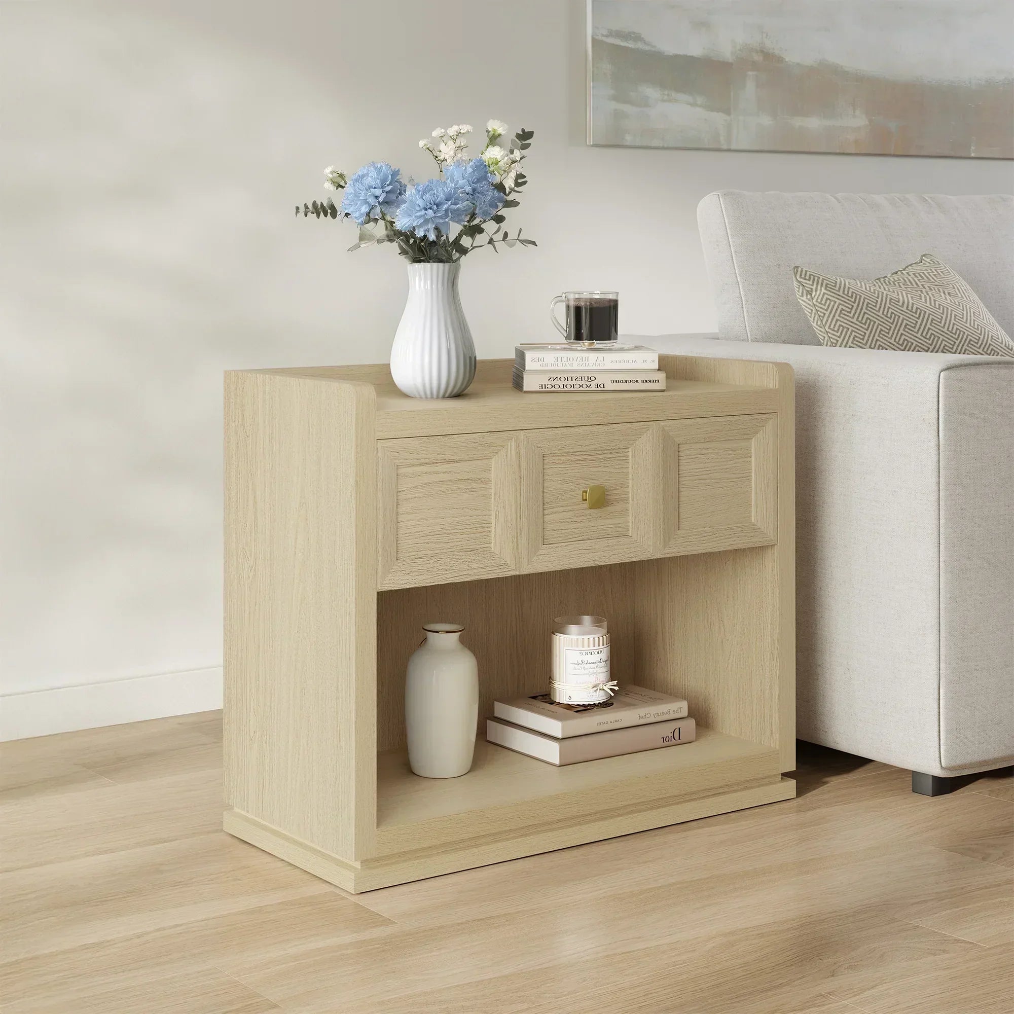 Helio Nightstands Set, 26 Inch Wide
