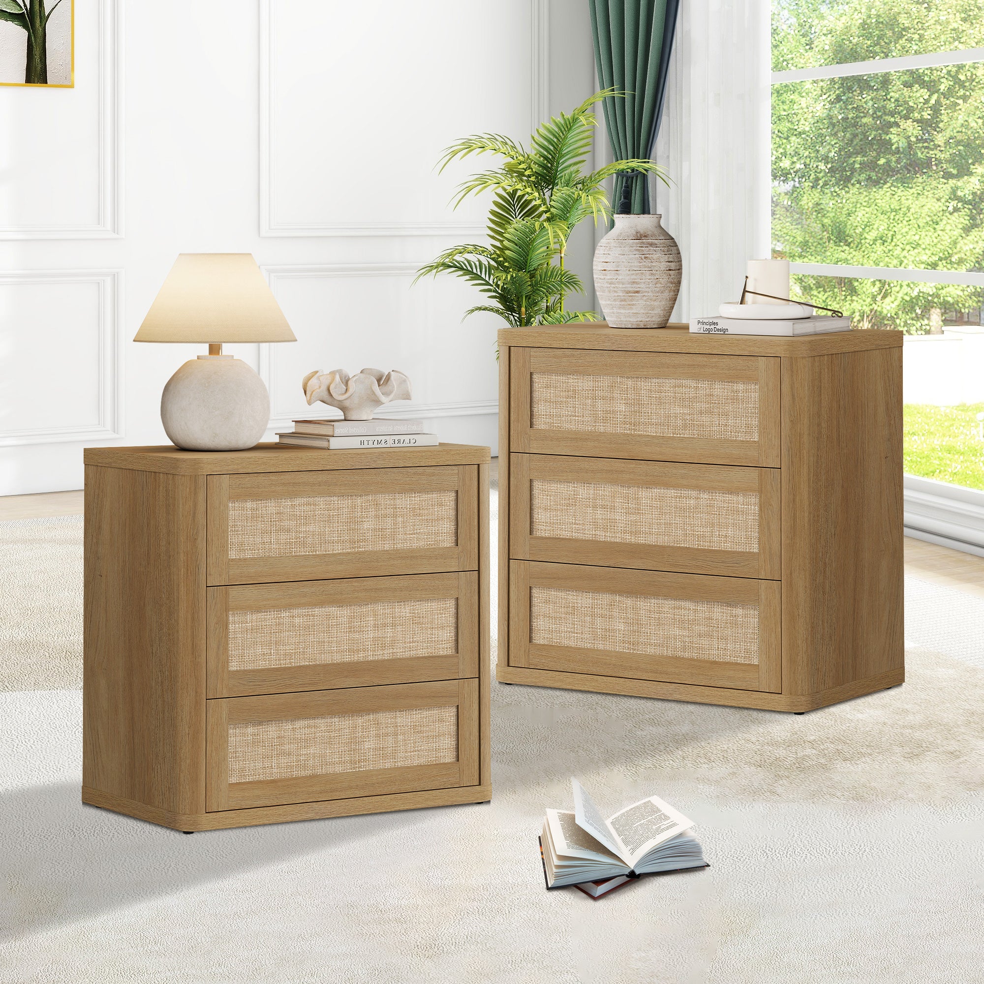 Zura Nightstand Bedside Table