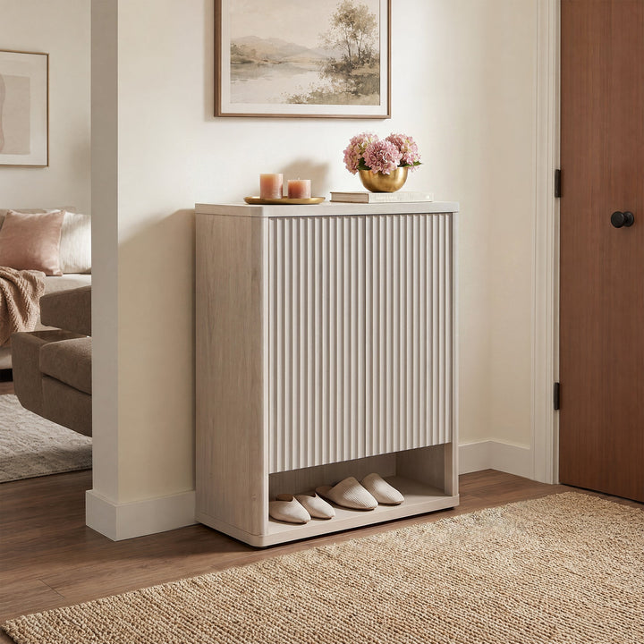 Cas 2-Door Shoe Cabinet, 20 Pairs