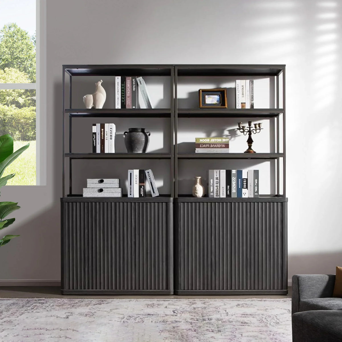 Cas Book Shelf with Storage