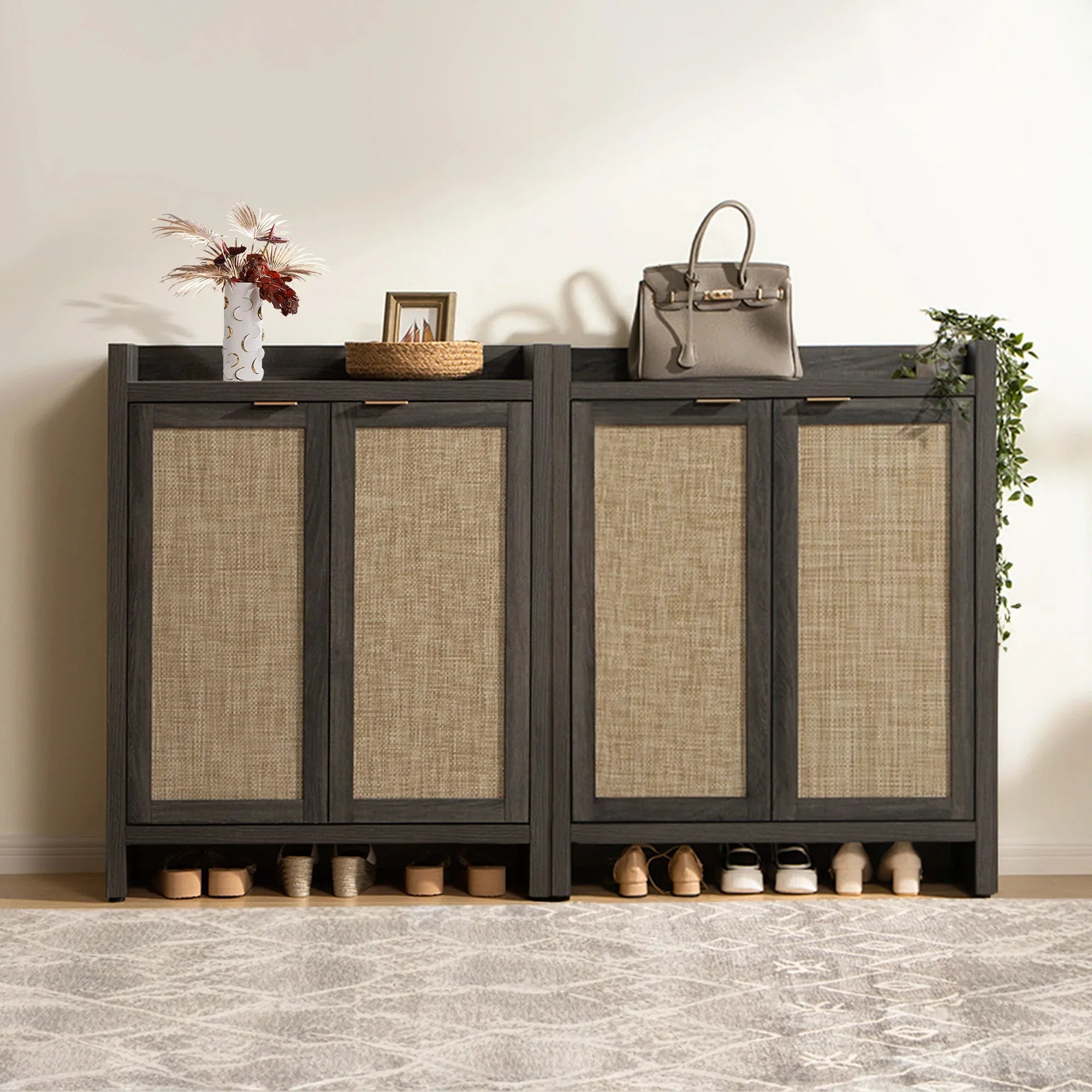 Savanna Shoe Cabinet, 2 Doors