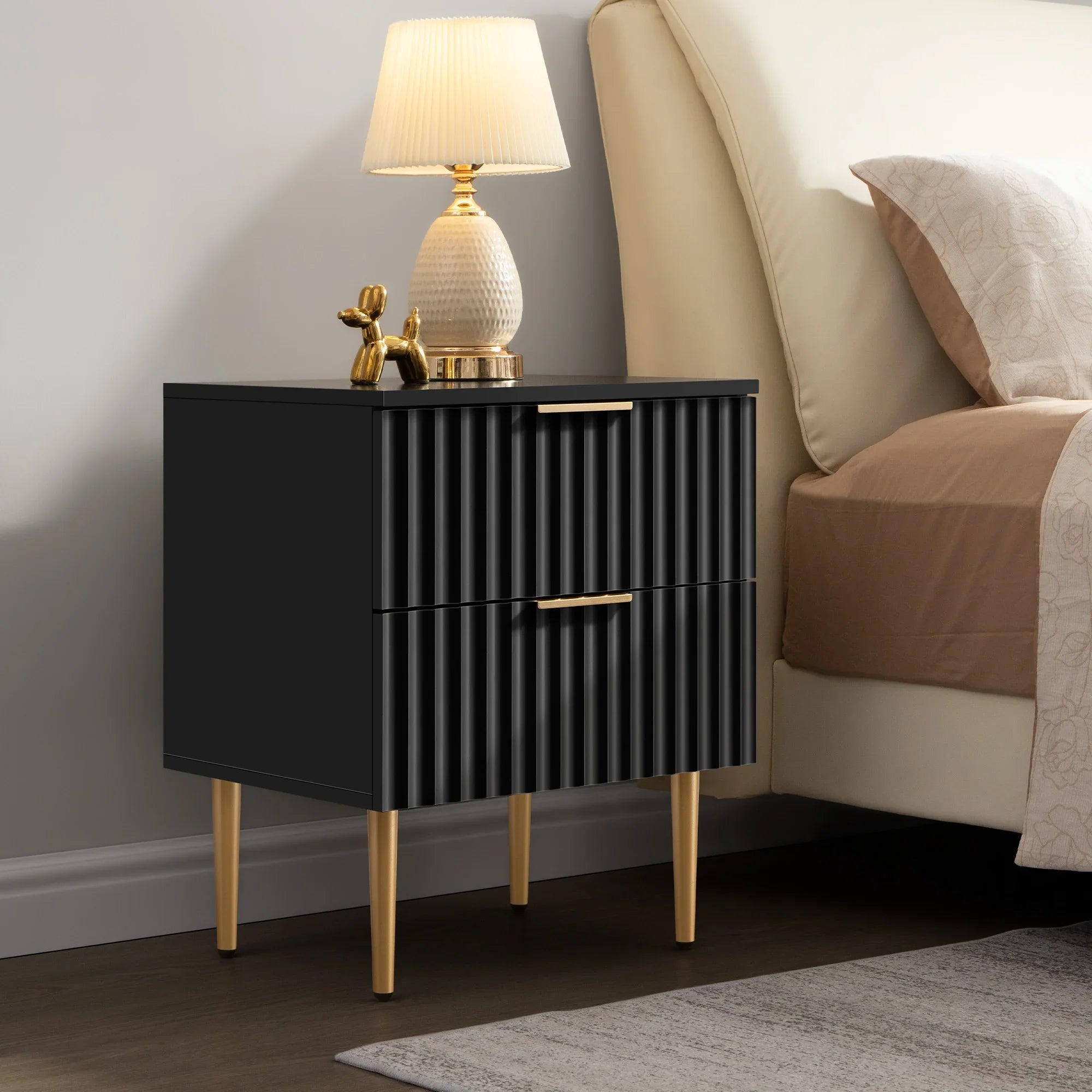 Opus Nightstand with Drawers