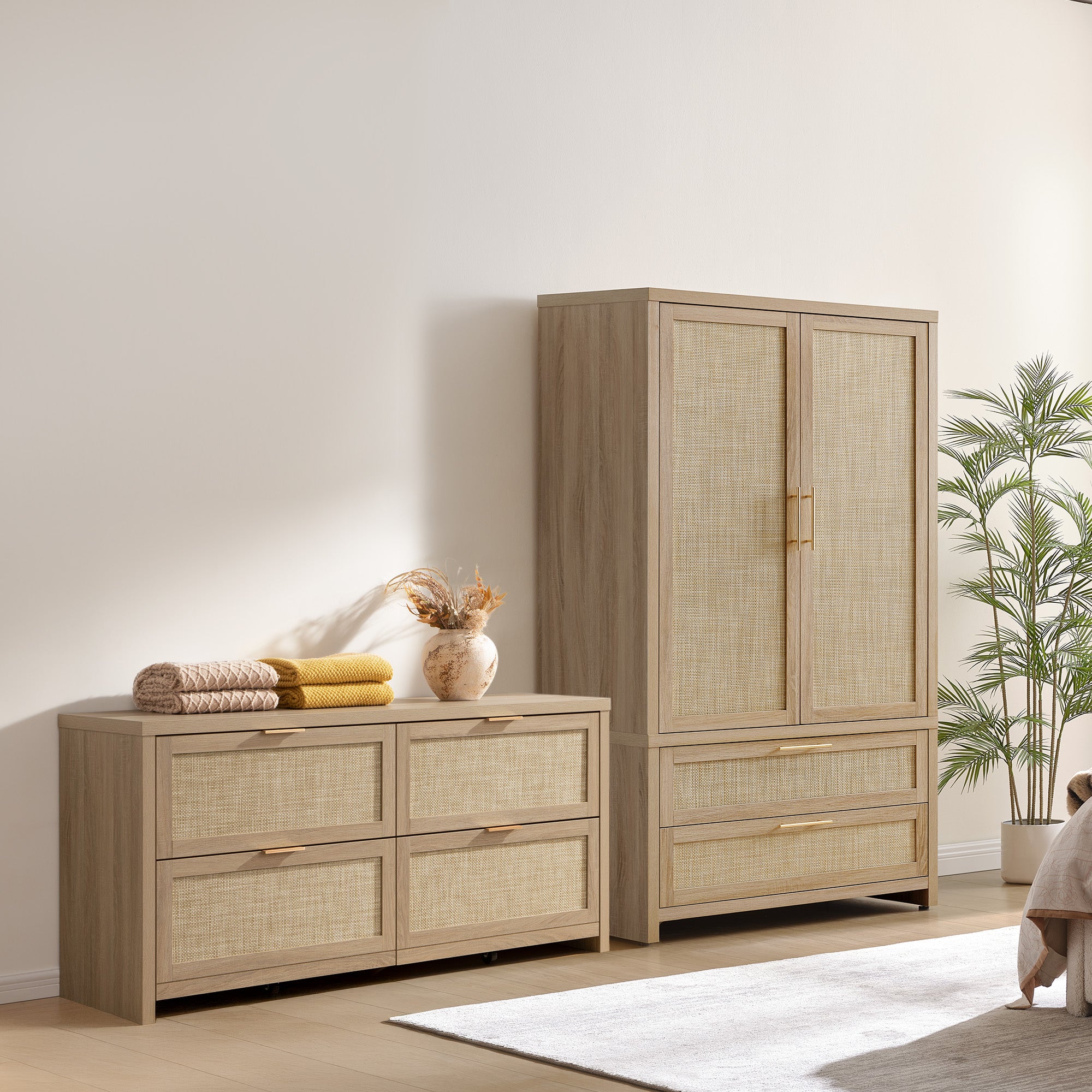 Savanna Dresser and Wardrobe Set-WM