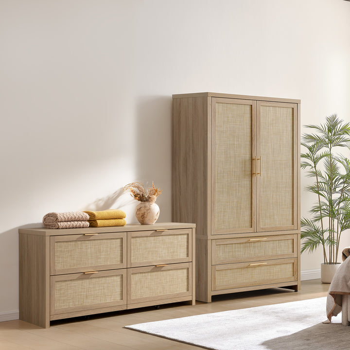 Savanna Dresser and Wardrobe Set-WM