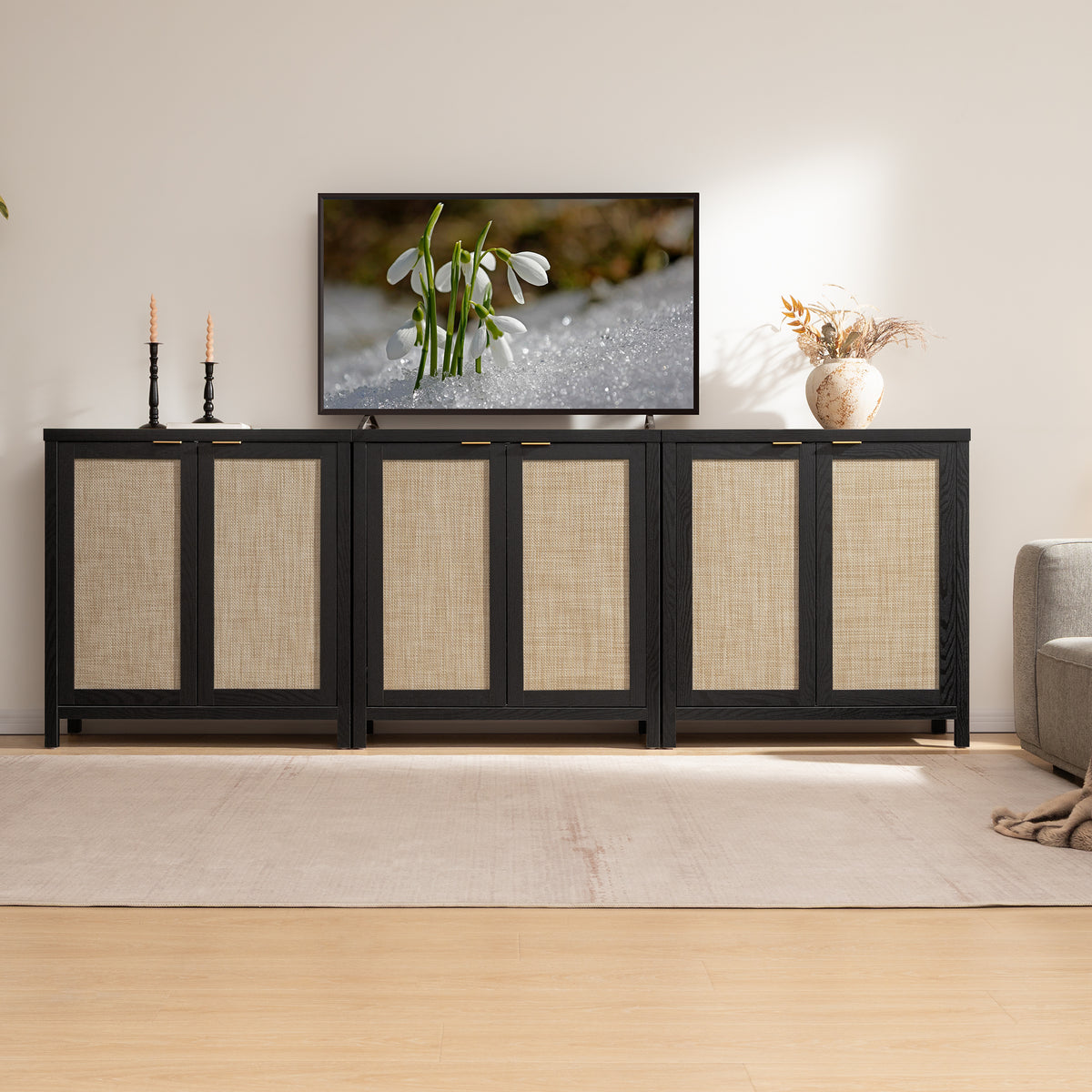 Savanna Buffet Cabinet, Boho Style