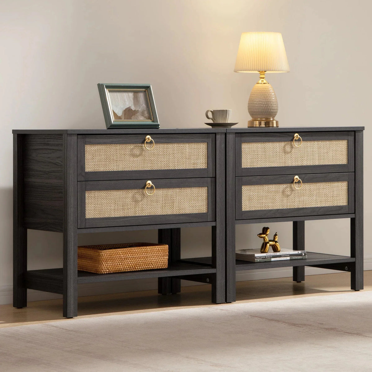 Terra Large Nightstand, 25.6Inch Height
