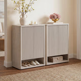 Cas Shoe Cabinet with Doors, Set of 2