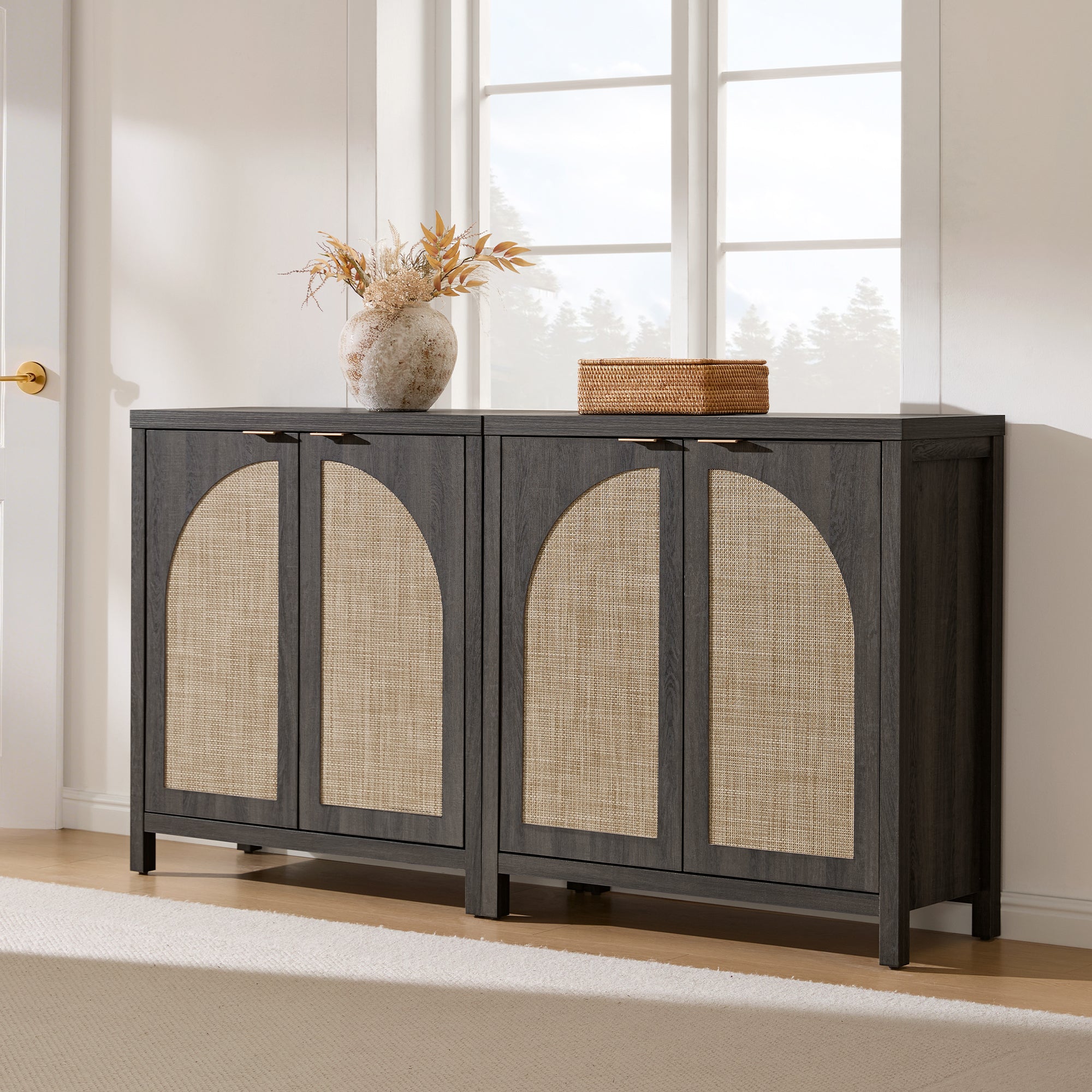 Savanna Cabinet with Arched Doors
