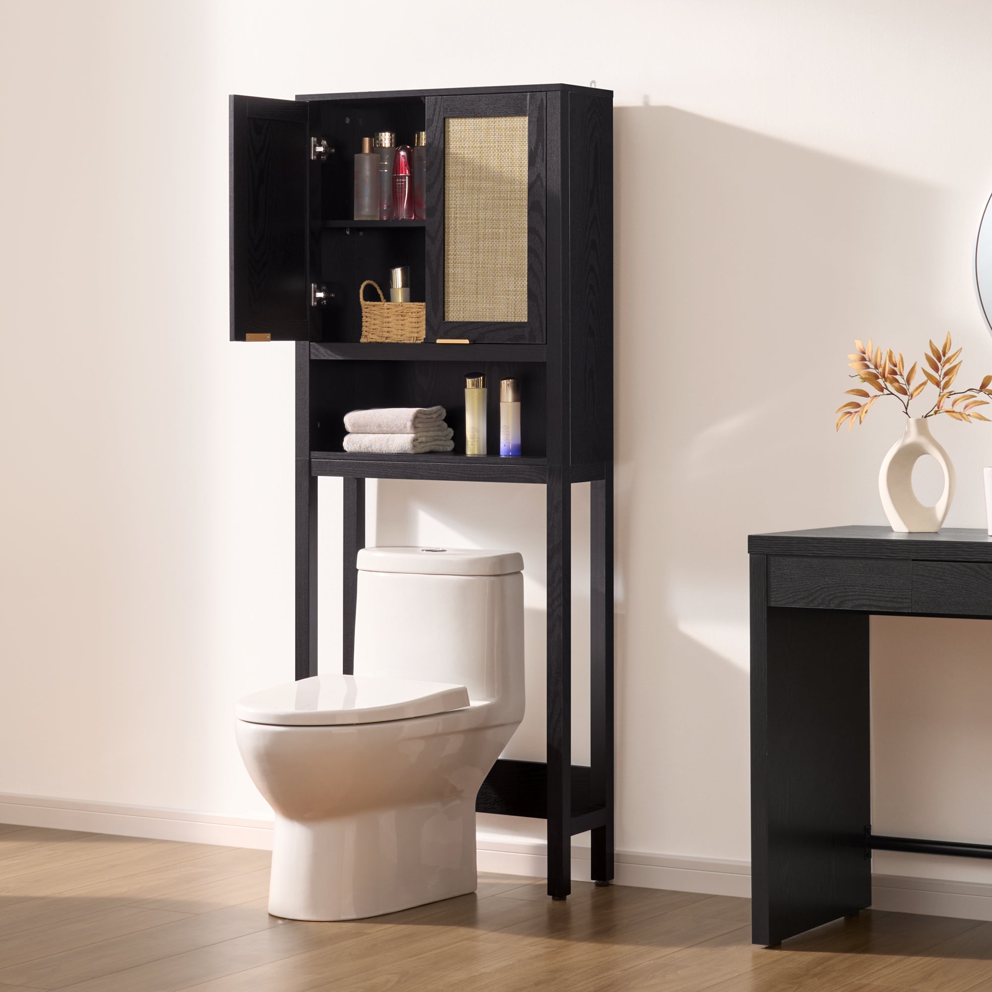 Savanna Over-the-Toilet Space Saver, Large Storage