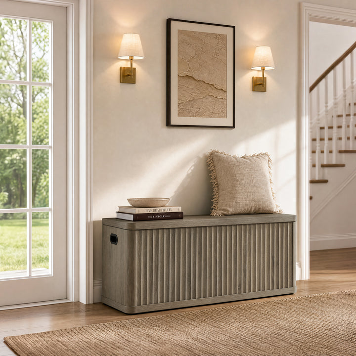 Cas Flip-Top Shoe Bench Entryway