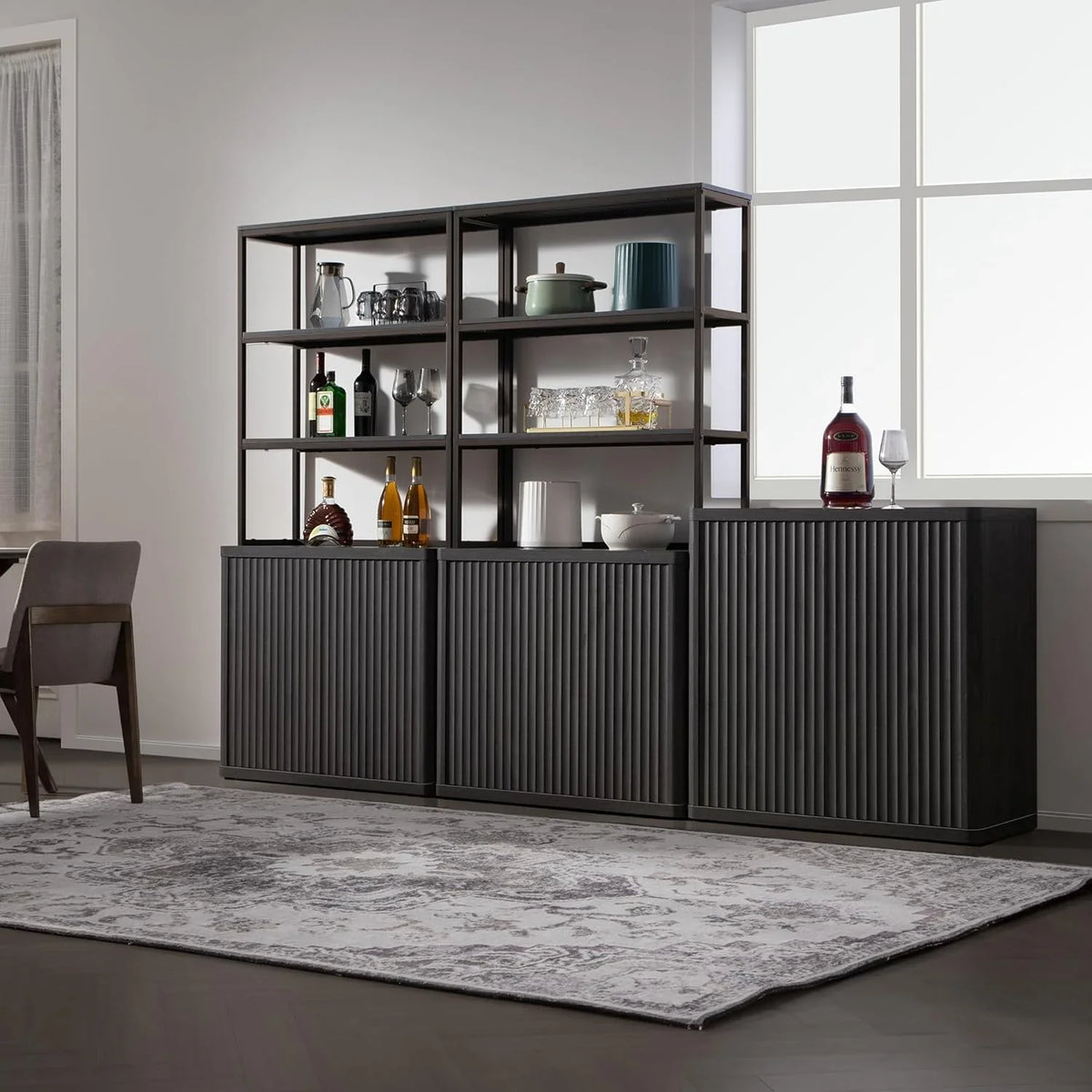 Cas Book Shelf with Storage