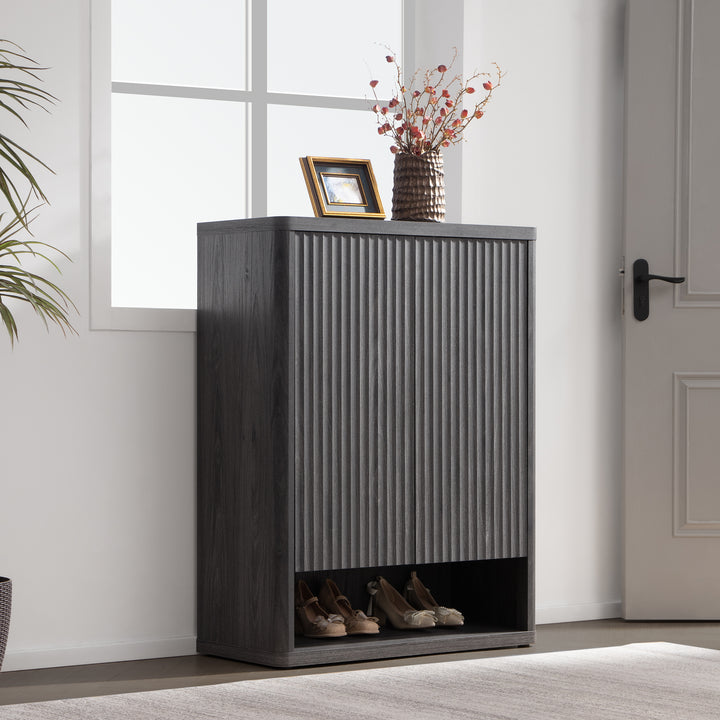 Cas 2-Door Shoe Cabinet, 20 Pairs