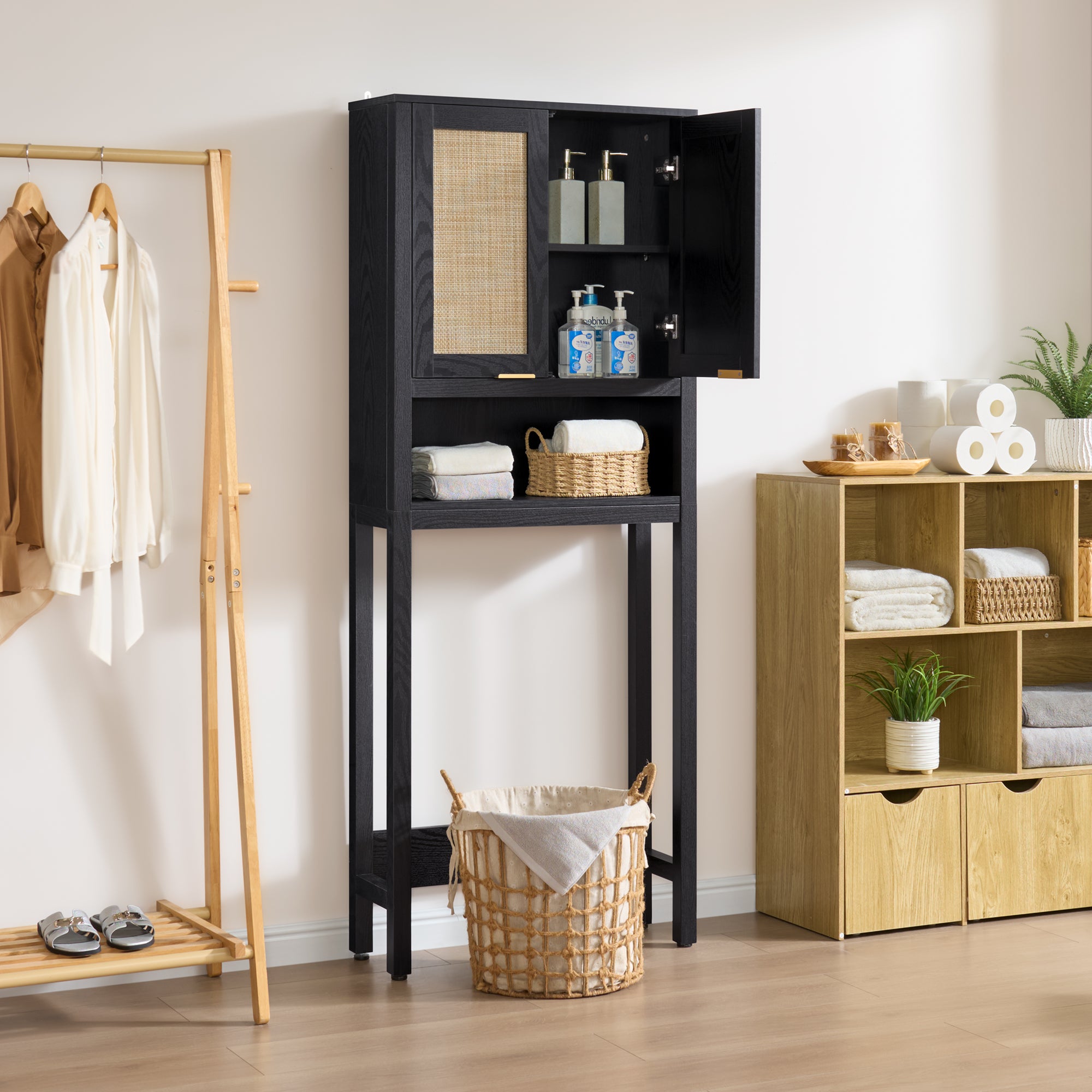 Savanna Over-the-Toilet Bathroom Storage Cabinet