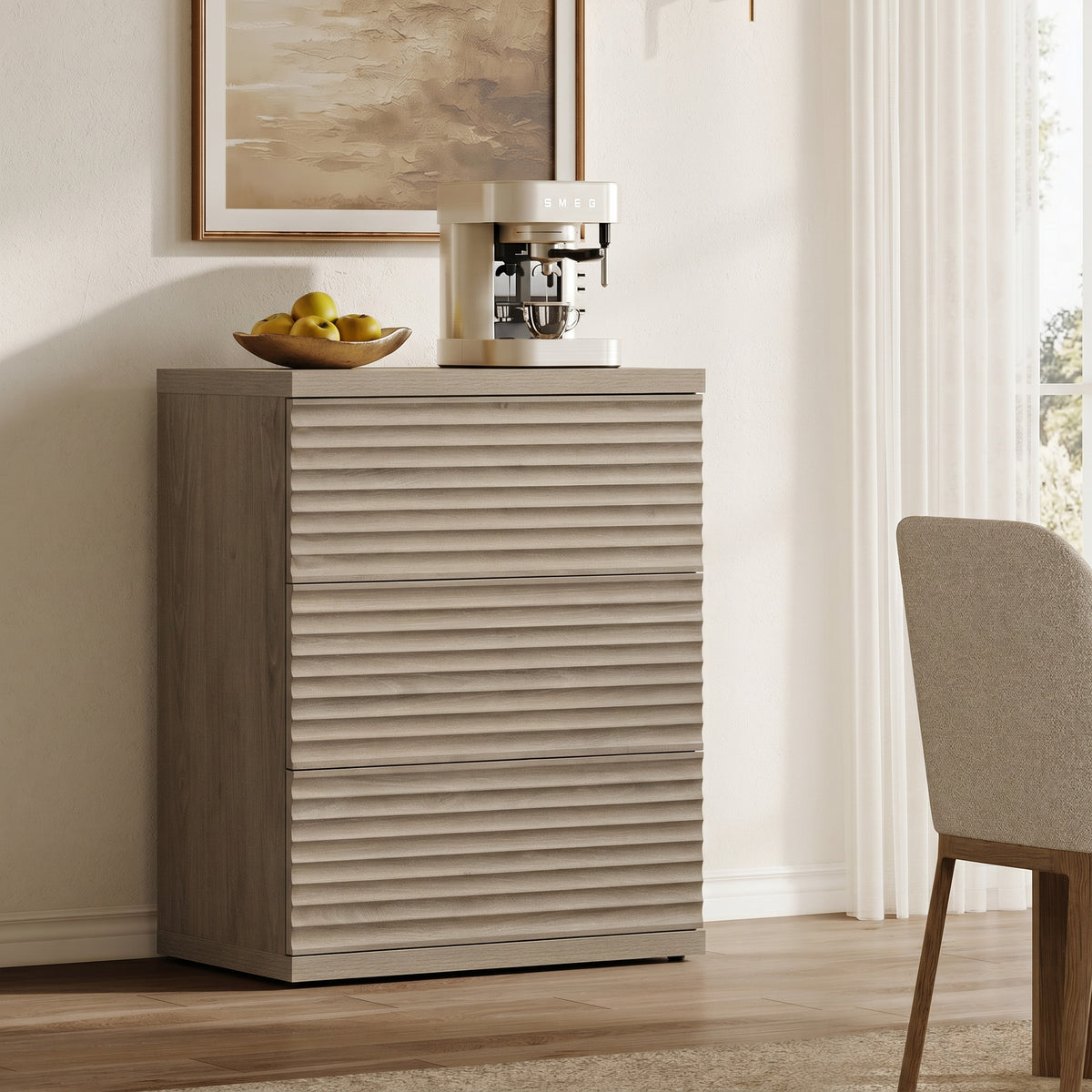 Stria Sectional Chest of Drawers with Storage