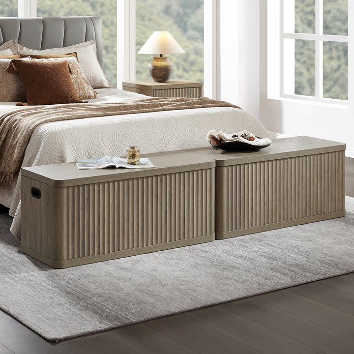Cas Storage Shoe Bench with Flip-Top Lid
