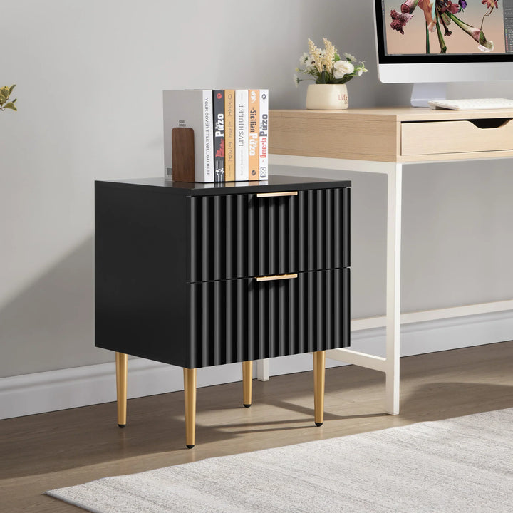 Opus Nightstand with Drawers