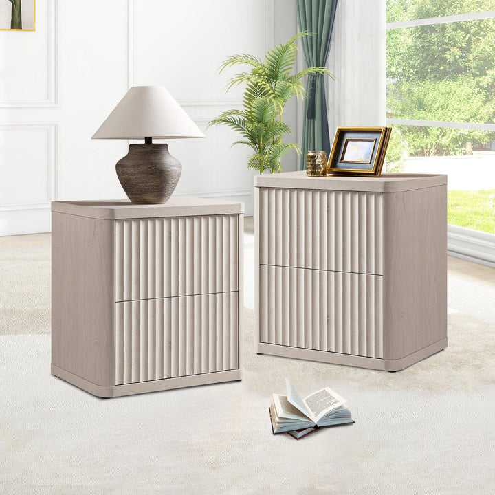 Cas Nightstand with 2 Drawers