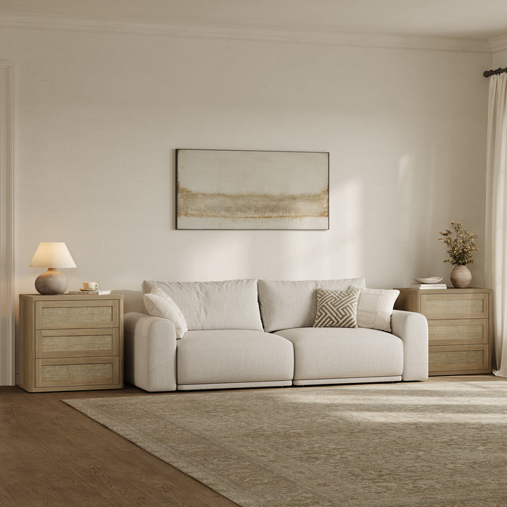 Zura 9-Drawer Chest and Nightstands Set