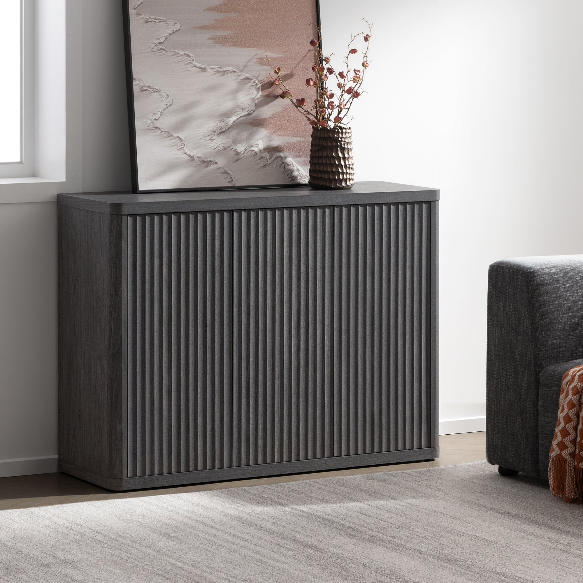 Cas Sideboard Cabinet, 3 Doors Storage