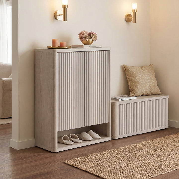 Cas 2-Door Shoe Cabinet, 20 Pairs