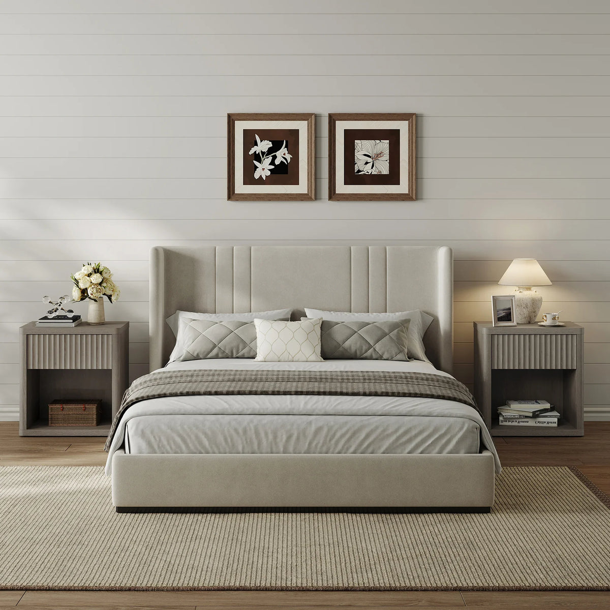 Stria Chest of 6 Drawers and Cas Bedroom Sets