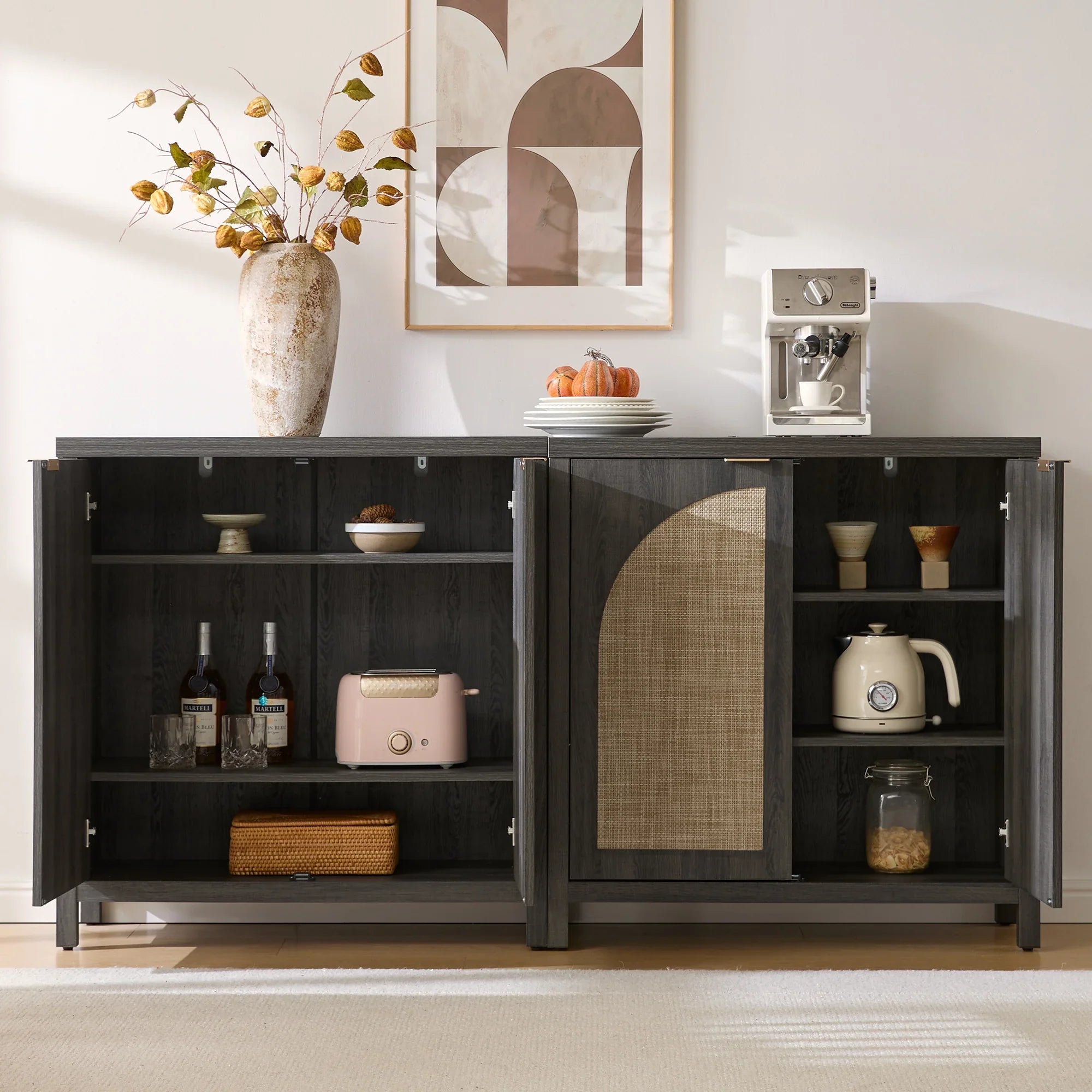 Savanna Cabinet with Arched Doors