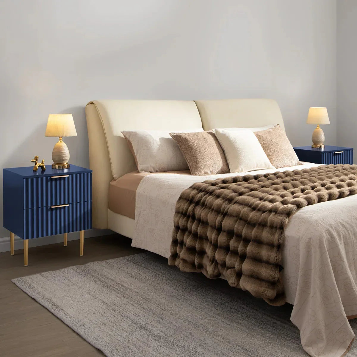 Opus Black Nightstand