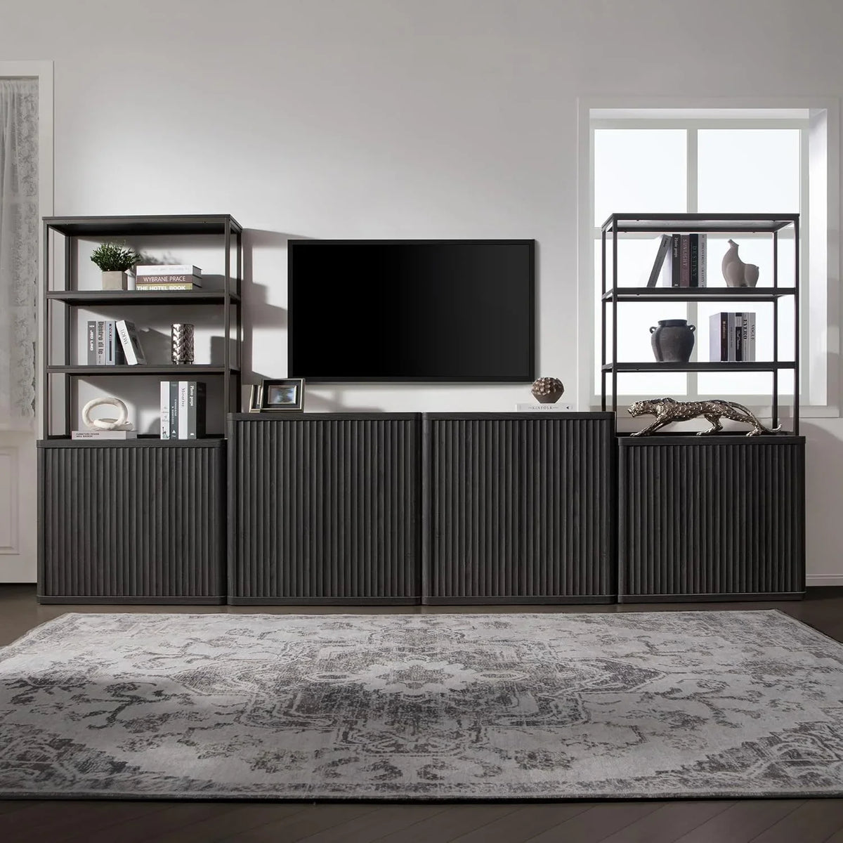 Cas Book Shelf with Storage