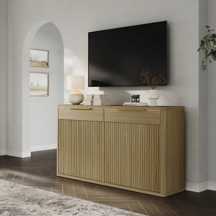 Cas Sideboard,4 Doors, Set of 2