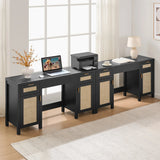 Savanna Black Makeup Vanity, Set of 2