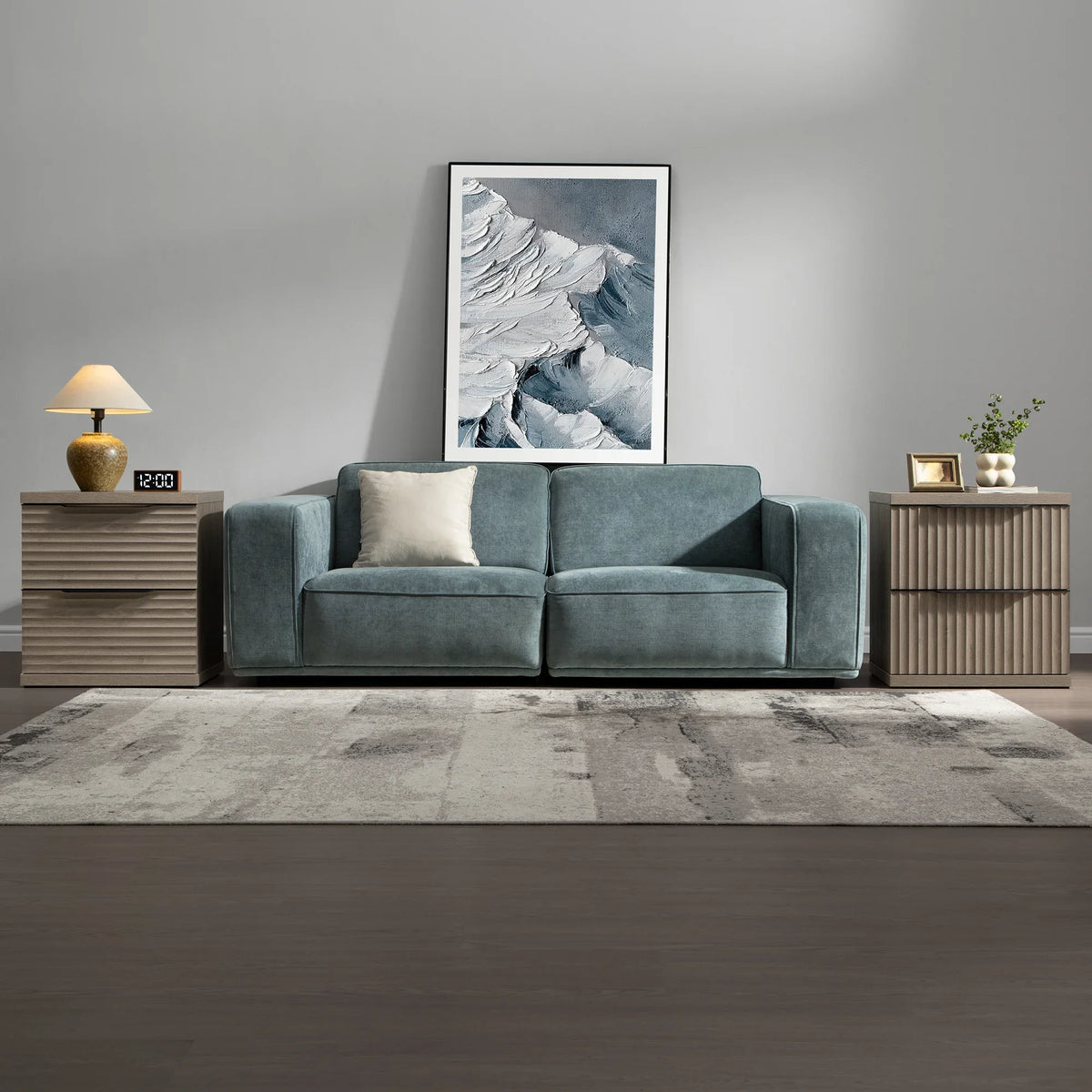 Stria 6-Drawer Dresser and Nightstands Set