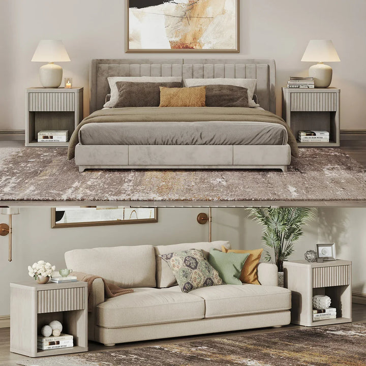 Cas Night Stand with Storage