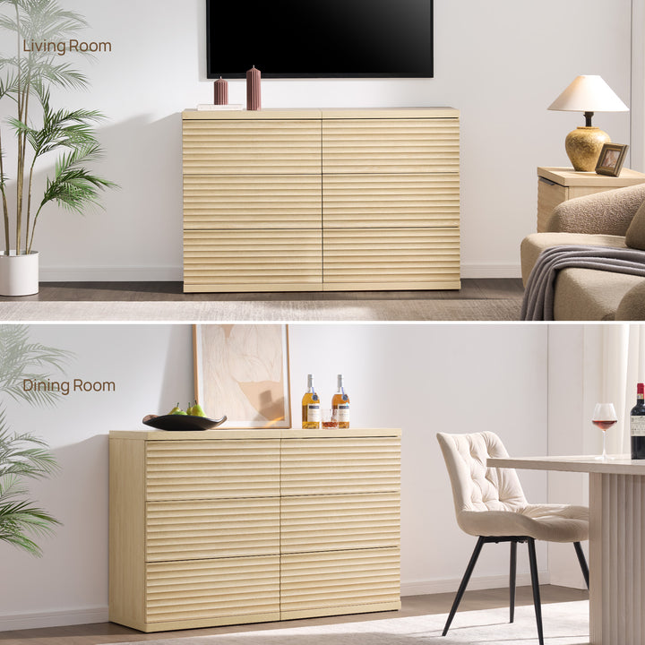Stria Sectional Chest of Drawers with Storage