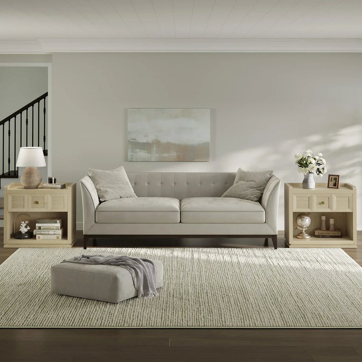 Helio Nightstands Set, 26 Inch Wide